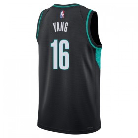 NBA Portland Trail Blazers Trikot Yang Hansen Nike 2025-26 City Edition Schwarz Swingman - Herren
